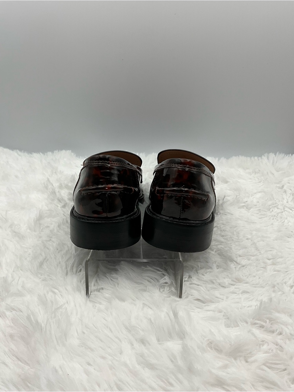 Sam Edelman Loafers Size Brown and Black Colin Tortoiseshell Print - Picture 9 of 10